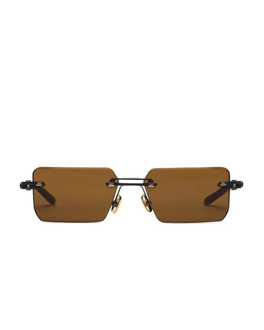 Occhiali Da Sole Evija Squadrati di T Henri Eyewear in Brown