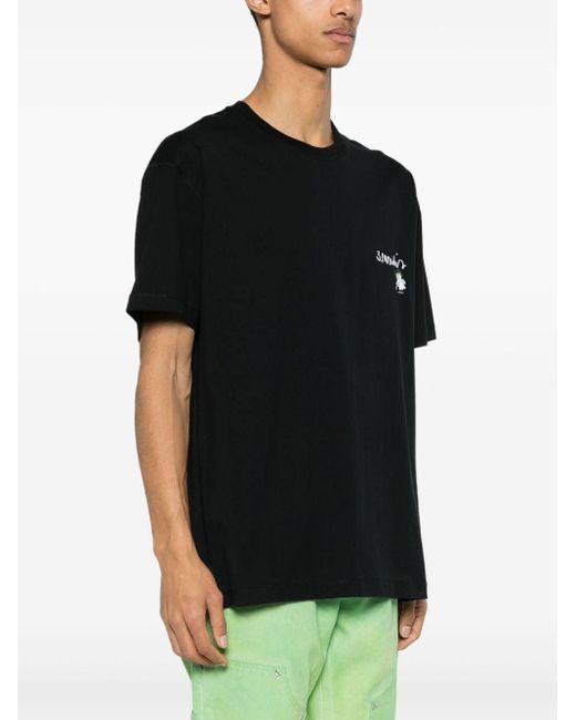 X Edgar Plans t-shirt en coton 3.PARADIS pour homme en coloris Black