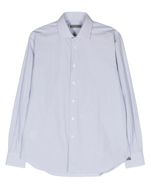 Corneliani Overhemd Met Uitgesneden Kraag in het Blue voor heren