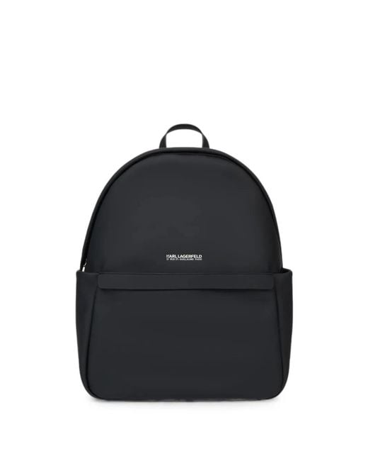 Karl Lagerfeld Black Rue St-Guillaume Backpack for men