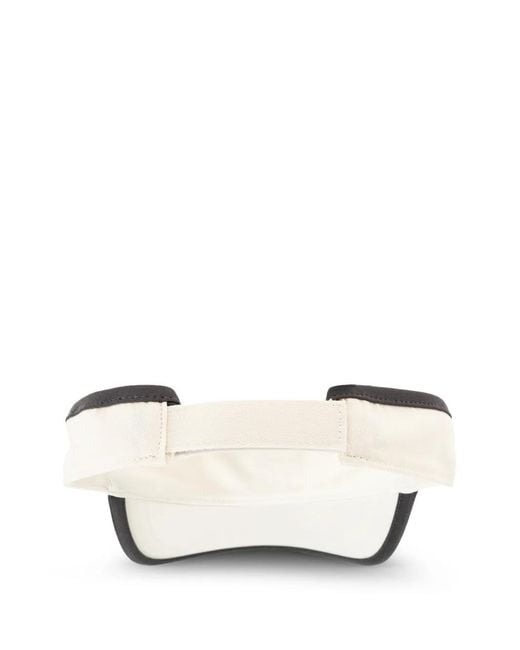 EA7 Natural Logo-Print Visor Cap