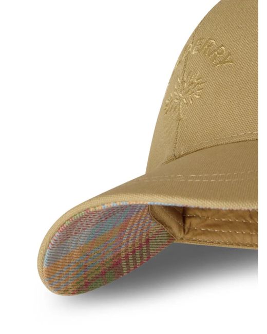 Mulberry Natural Logo-Embroidery Baseball Cap