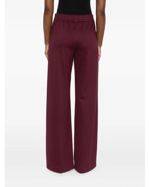 Patrizia Pepe Palazzo Trousers Purple