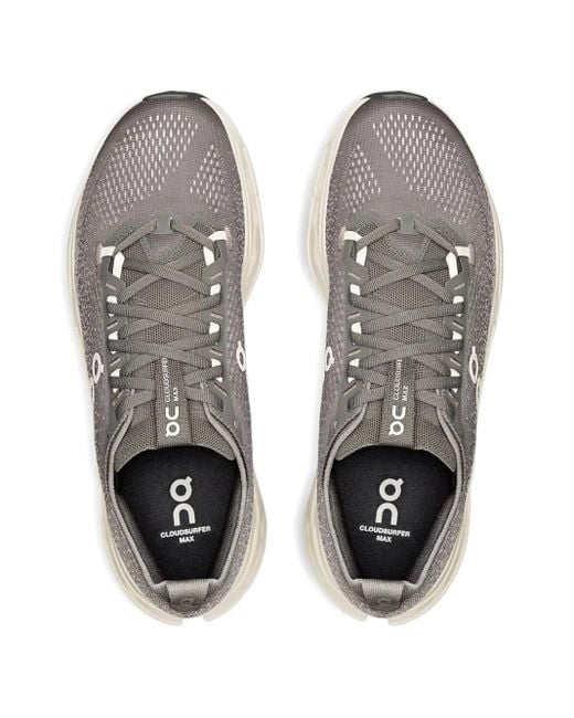 On Shoes Gray Cloudsurfer Max Sneakers for men