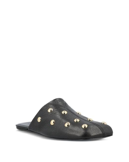 Chloé Black Mules Rita Cloutées
