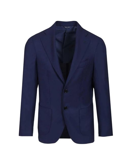 Al Duca D'aosta Blue Single-Breasted Blazer for men