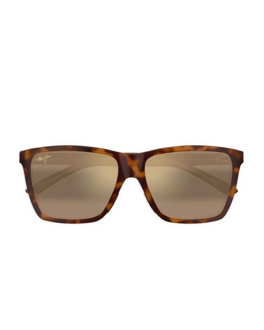 Maui Jim Cruzem トータスシェル スクエアサングラス ブラウン