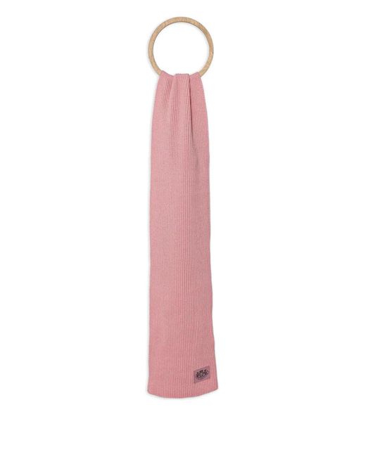 Juicy Couture Pink Wool-Blend Beanie Hat Set