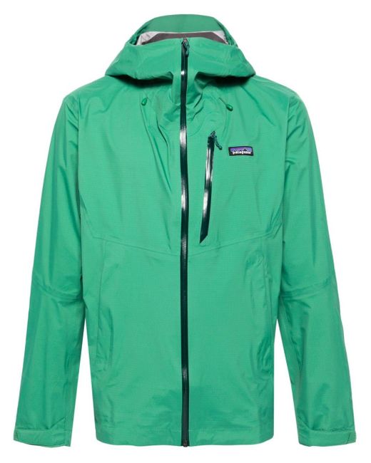 Patagonia Green Granite Crest Rain Hooded Jacket for men