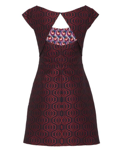 LaDoubleJ Arabesque Mini-Jurk in het Red