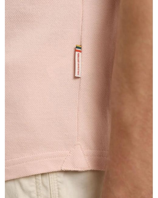 Orlebar Brown Pink Sebastian Polo Shirt for men