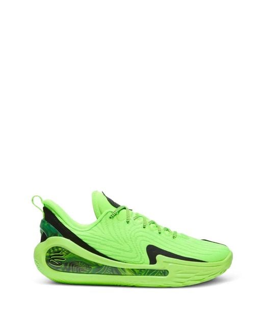 Under Armour Green Curry Flow 12 Extraterrestrial Sneakers