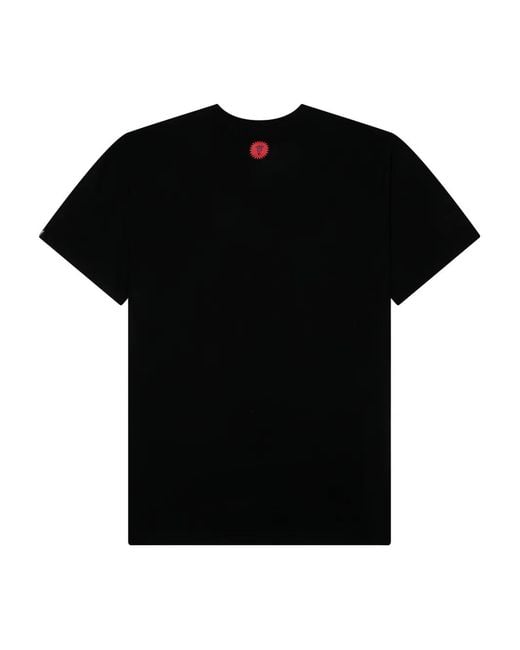 ICECREAM Black Graphic-Print T-Shirt for men
