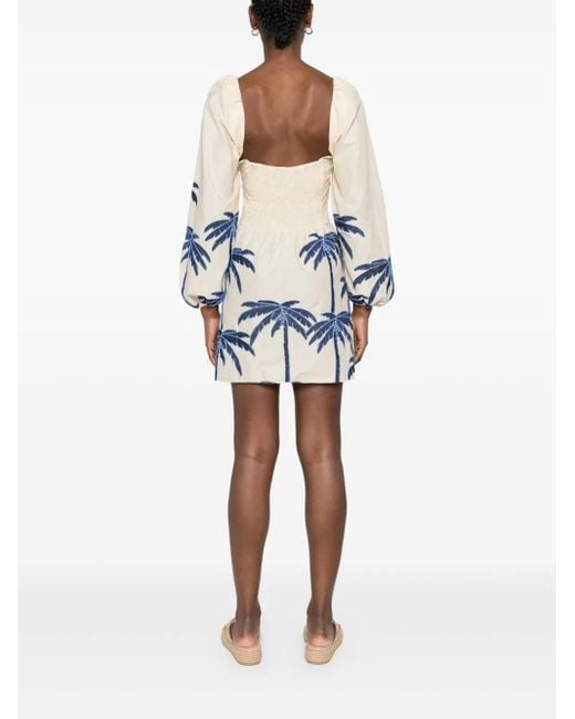 Johanna Ortiz White The Power Of The Sea Mini Dress