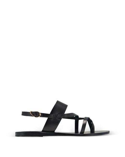 Ancient Greek Sandals White Sandali Piatti 'alethea'