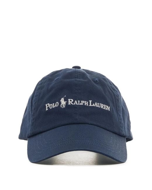 Polo Ralph Lauren Blue Logo-Embroidered Cap for men