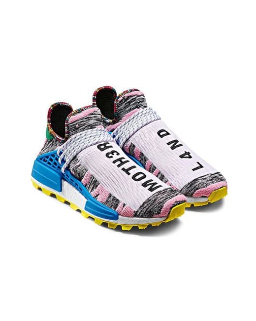 adidas Originals Synthetic X Pharrell Williams Solarhu Nmd 'motherland'  Sneakers in Red for Men | Lyst