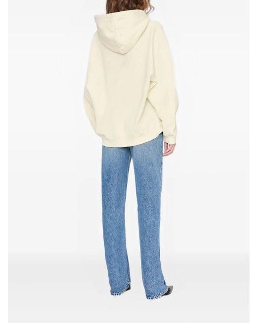 Anine Bing Natural "Harvey" Sweatshirt