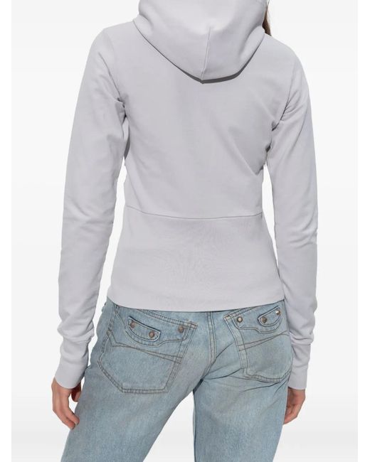 Balenciaga White Loop Sports Icon Hoodie