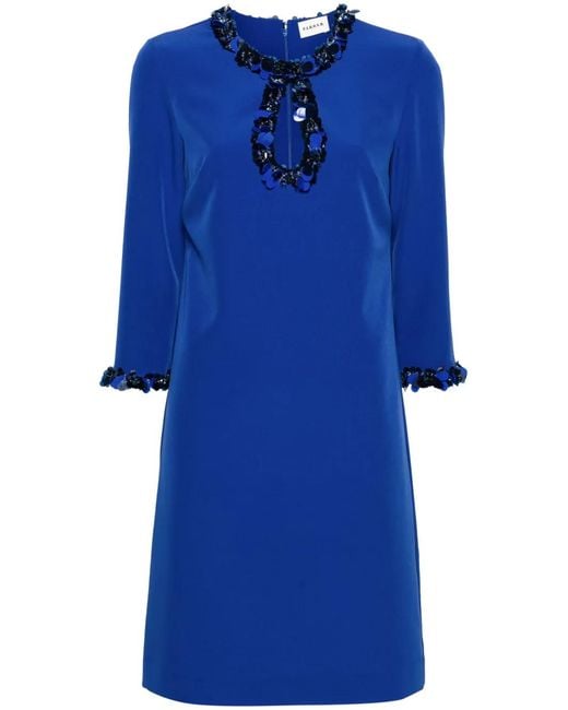 P.A.R.O.S.H. Blue Vestido
