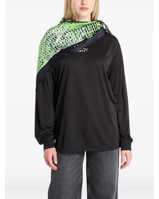 PUMA Green X Fenty Patterned Scarf