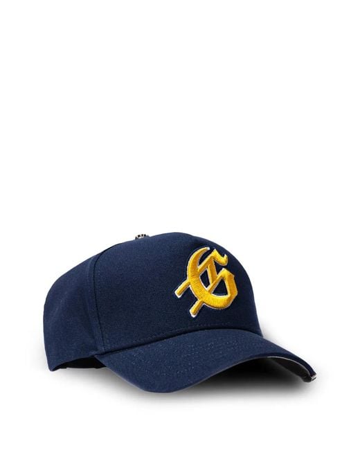 Godspeed Blue Logo-Embroidered Snapback Cap for men