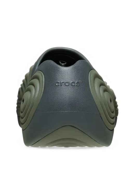 CROCSTM Green Ripple Perforated Clogs