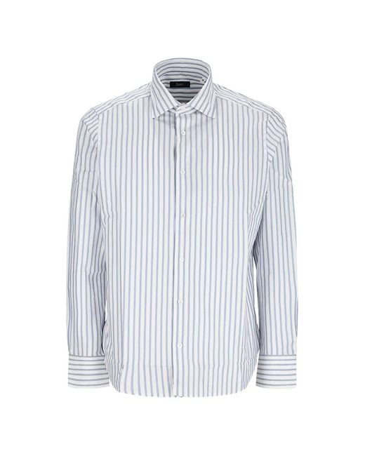 Camisa A Rayas Herno de hombre de color Blue