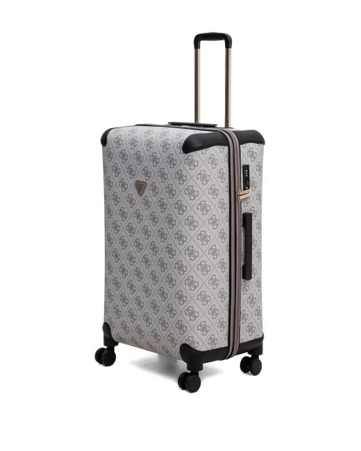 Guess Gray Monogram Luggage