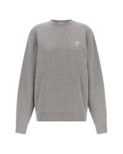 J.W. Anderson Gray Ribbon Anchor Sweatshirt