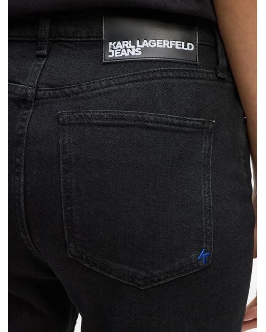 Karl Lagerfeld コットン ジーンズ Black