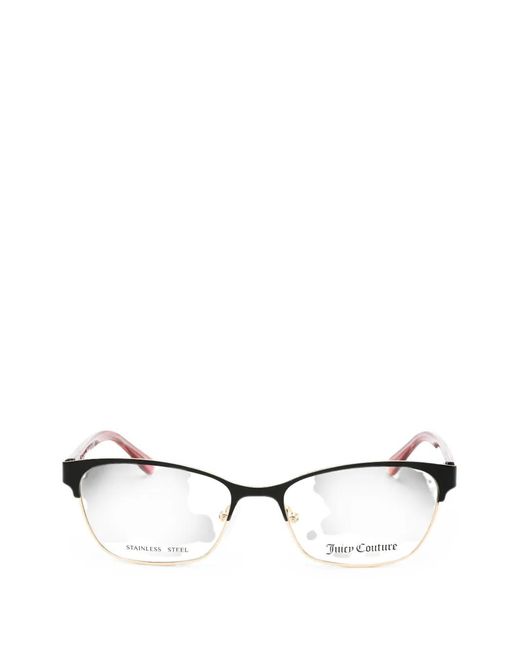Juicy Couture White Rectangle-Frame Glasses