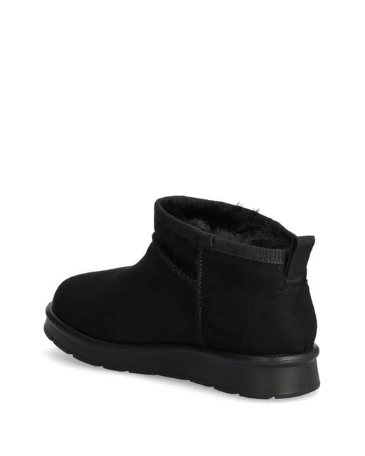 Love Moschino Black Logo-Patch Boots