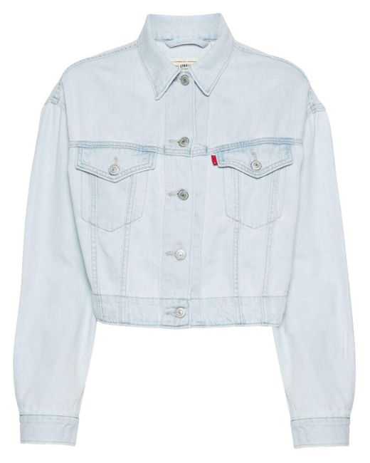 Levi's Blue Featherweight Trucker Clothing