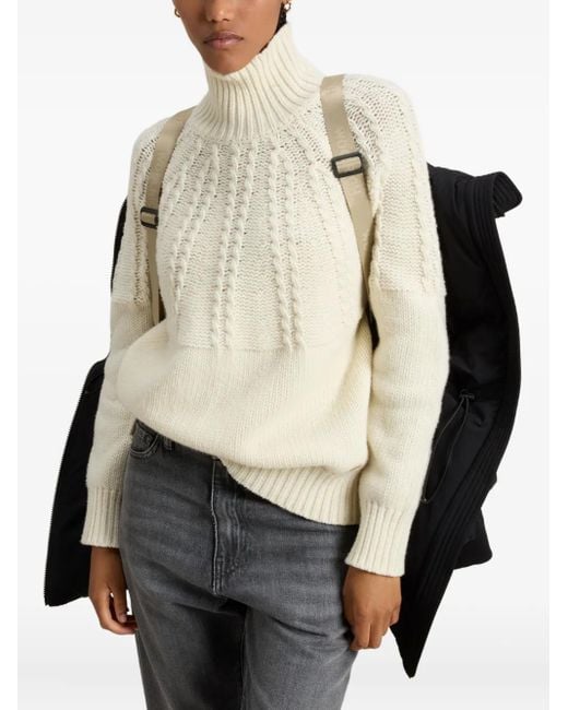 Abrigo Oversize Con Capucha Woolrich de color Black