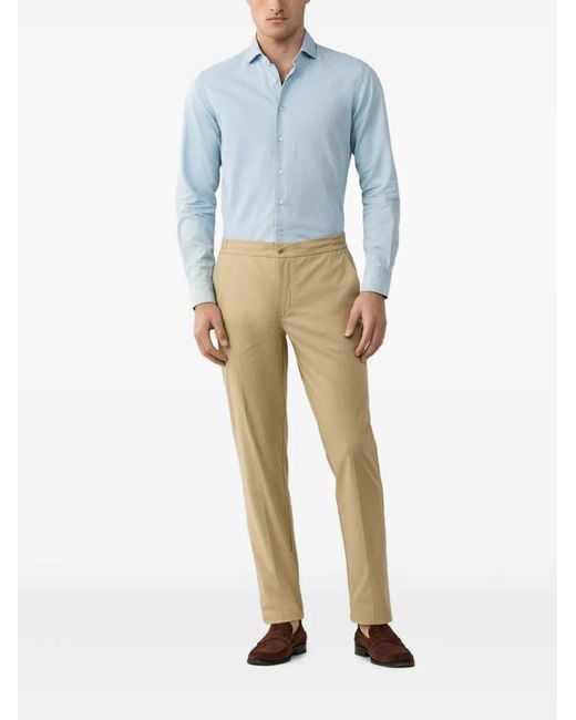 Hackett Natural Elasticated-Waistband Chinos for men