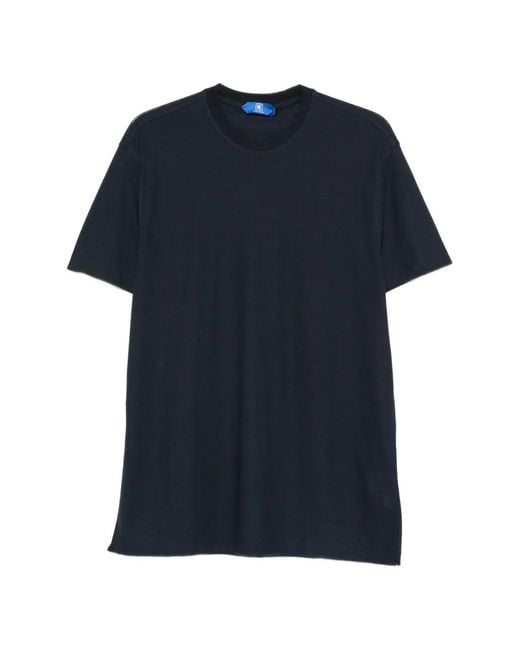 KIRED Blue V-Neck T-Shirt for men