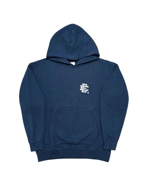 Eric Emanuel Blue Logo-Print Hoodie for men