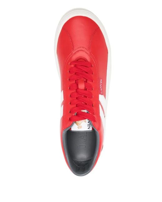 Lanvin Red Sneakers