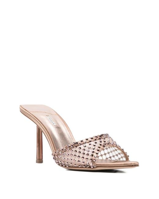 Le Silla Pink 80Mm Embellished Pointed-Toe Heeled Sandals