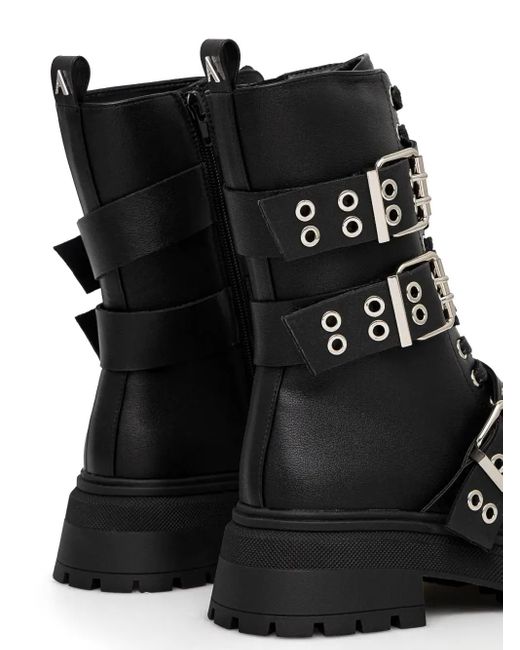 Twinset Black Leather Boots
