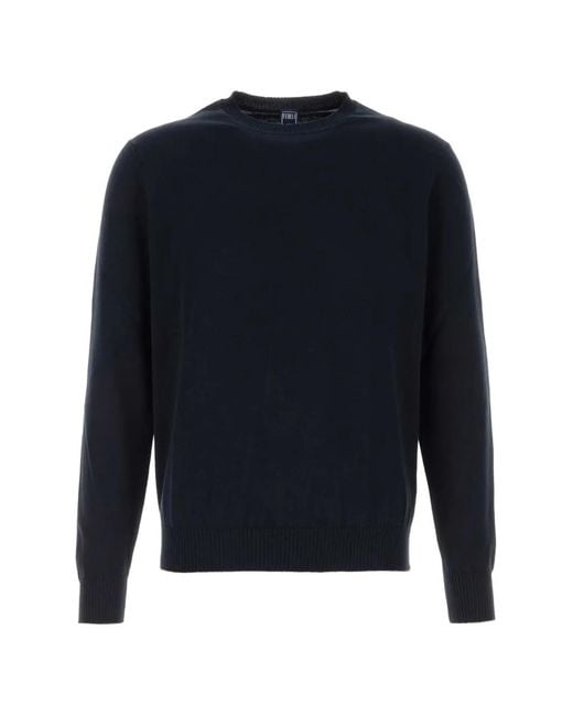 Pull À Encolure Ronde Fedeli pour homme en coloris Blue
