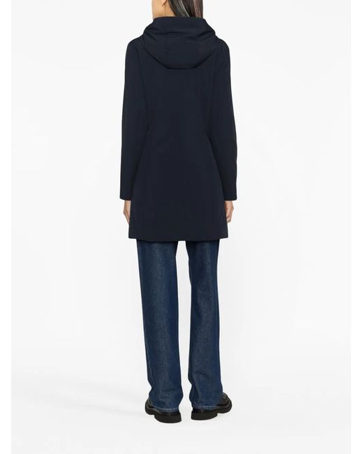Parka Con Capucha Woolrich de color Blue