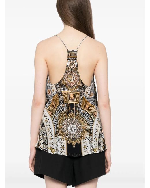 Camilla Temples Of Dendara T Back トップ Black