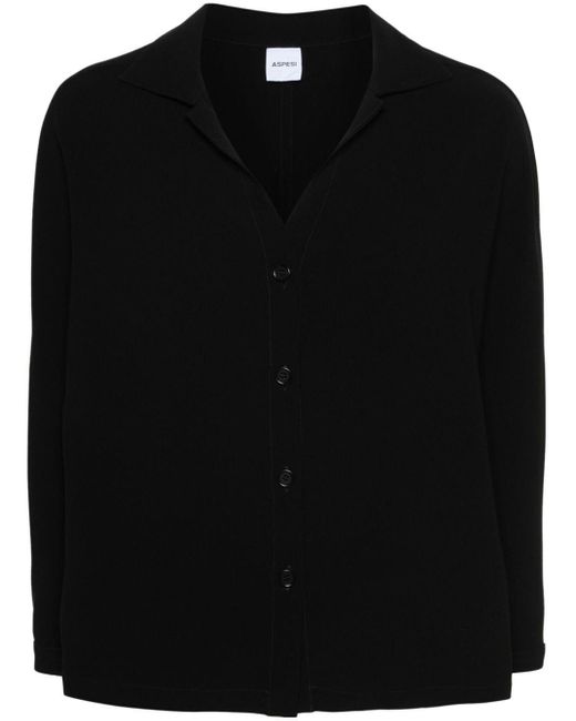 Camisa de manga larga Aspesi de color Black