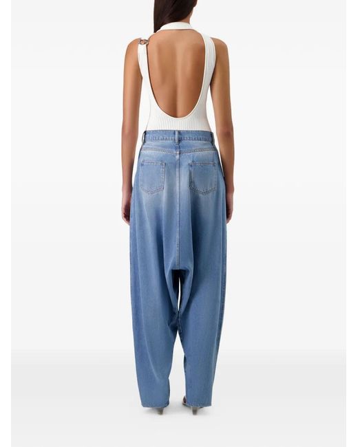 Coperni Blue Sarouel Wide-Leg Jeans