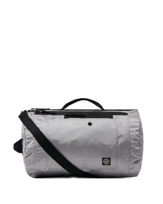 Stone Island Gray 9200011 Coated Nylon Metal for men