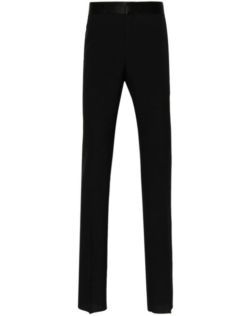 Givenchy Black Straight-leg Wool Trousers for men