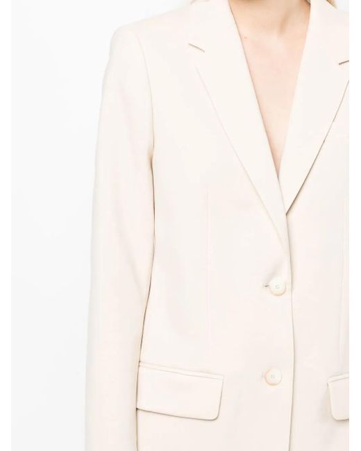 Joseph Natural Single-Breasted Tailored Blazer