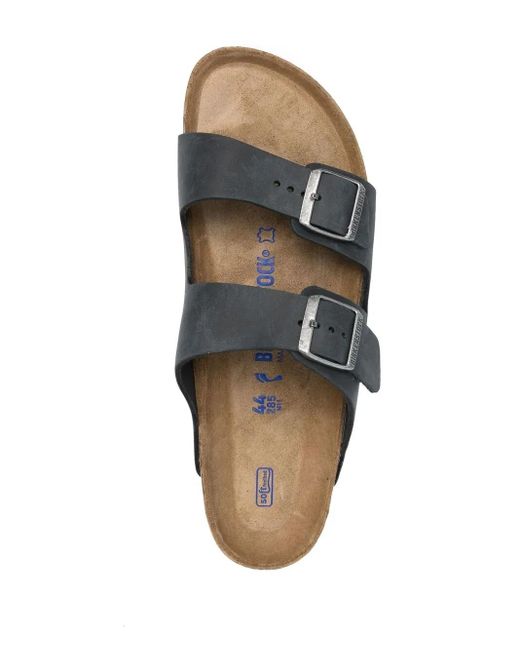 Birkenstock Black Arizona Sfb, Oiled Leather